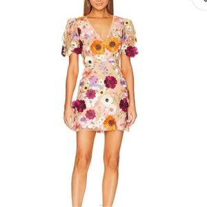 Elliatt Rosalind 3D Floral Mini Dress
